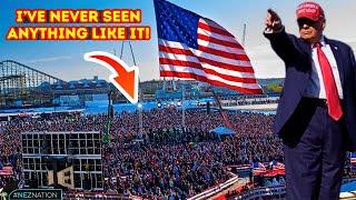 RECORD BREAKING: Trump Makes HISTORY with LARGEST Rally Ever! 100,000 in Wildwood, NJ