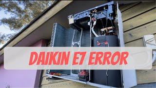 Repairing Daikin E7 Error (Fan Motor)