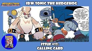 IDW Sonic The Hedgehog #13 | A Comic Review by Megabeatman