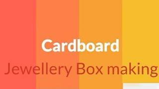 #Jewellery #Holder l Jewellery #box making l kids craft l l cardboard and #waste material