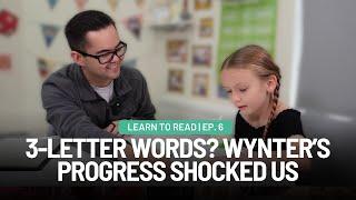 3-Letter Words? Wynter's Progress Will AMAZE You! | Learn to Read with Kev Ep. 6