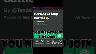 How To Get Welcome Badge In Slap Battles #shorts  #slapbattles