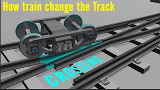 Railway Switch & Crossings | How train change the track? | Introduction of Railroad Crossing