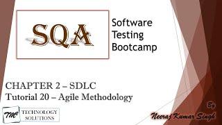 Software Testing Bootcamp | Agile Methodology | Agile Manifesto | Software Testing Tutorials