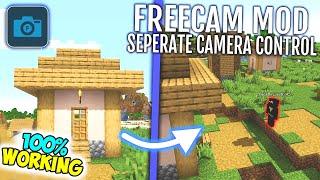 HOW TO USE FREECAM MOD IN MINECRAFT TUTORIAL | 1.20 FREECAM MOD FULL SHOWCASE AND REVIEW 