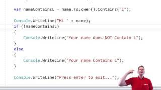 C# Basics with .NET Core | S1P17 | The NOT keyword