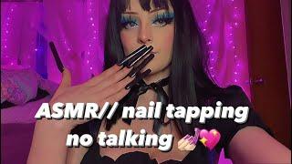 ASMR// Long nail tapping (no talking)