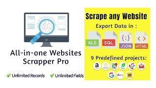 All-in-One Website Scraper Pro | CSS Scraping Software