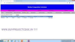 Medical Composition calculator