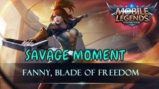 Fanny Savage Moment 2017 old & new map mobile legends ( tz zxuan, saints oura, dll )