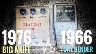 1976 Big Muff -Vs- 1966 Tone Bender
