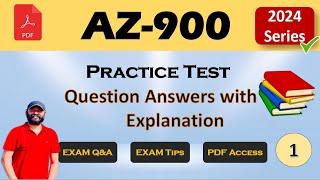 Part 1: AZ-900 Exam Practice Questions | Tips & Tricks | PDF available #az900 #azurefundamentals