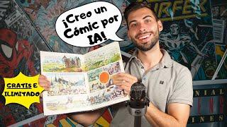 Crea CÓMICS por Inteligencia Artificial GRATIS  Tutorial FÁCIL Paso a Paso