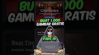 cara buat 1000 gambar pake ai gratis #aigambar #aifoto #aivideogenerator