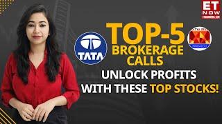Brokerage Report: Top 5 Stocks for High Returns and Growth Opportunities! Know Target Price And More