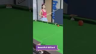 Beautiful Women Training billiard #billiard #shorts #beautiful