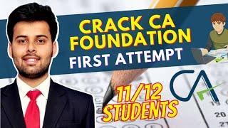 How to crack CA Foundation June 2024 after class 12th , Subjectwise strategy , Chartered Accountant.
