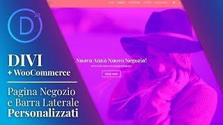  Modulo Negozio e Sidebar Personalizzati - WooCommerce e DIVI