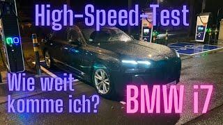 BMW i7: Wie weit komme ich im High-Speed-Test? *Winterspecial*