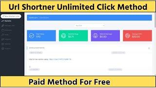 Url Shortener unlimited trick 2024 | Url Shortener Traffic Arbitrage | Amirul Islam YT