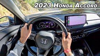 2023 Honda Accord Hybrid Touring vs. Sport-L - FIRST DRIVE! (POV Binaural Audio)