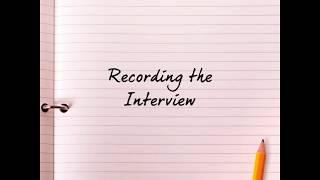 5 StoryCorp: Recording the Interview Intro