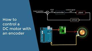 How to control a DC motor with an encoder