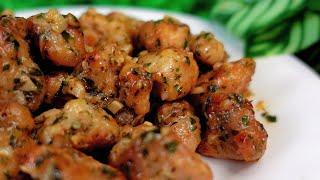 Garlic butter chicken bites️ 20 minutes Recipe