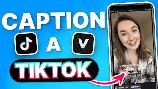 How to Add TikTok Captions | VEED Captions App