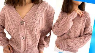 Two great cardigans with my knitting patterns