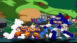 NICK54222 MUGEN: Team Goku VS Team Soundwave (WarriorGecko04)