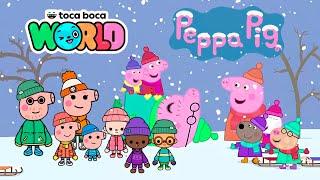 Peppa Pig in Toca Boca | Cold winter day  | Toca Boca World