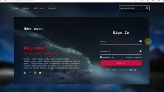 Login Website Using Html css and javascript | Web development | Login website making