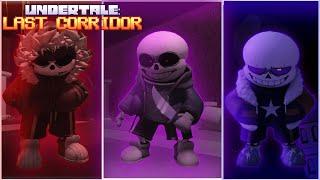 ALL DUST SANS SKINS COMPARISON AND SHOWCASE! | Undertale: Last Corridor