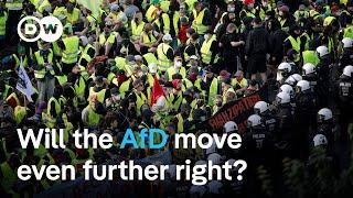 Protesters block entrance to far-right AfD party congress in Germany | DW News