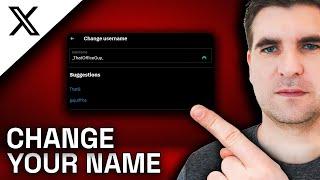 How to CHANGE your NAME on X (Twitter) in 2025!