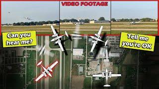 Video Footage + ATC Audio on Diamond DA-42 Accident at Oshkosh