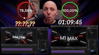 M1 Max vs Intel Mac in Final Cut Pro with mO2  by MotionVFX