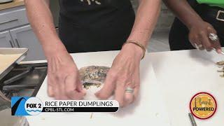 How to make rice paper dumplings with STL Veg Girl