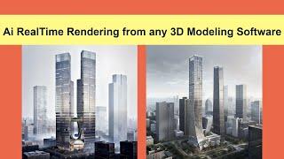 Ai Real Time Rendering of your 3D Models from any Software