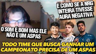 BOOSTIO DIZ QUE TODO TIME CAMPEÃO PRECISA DE UM ASPAS E QUE A NRG TEM AURA NEGATIVA COM O FNS E S0M