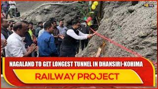 DHANSIRI-KOHIMA RAIL PROJECT: CHÜMOUKEDIMA DC INAUGURATES EXCAVATION