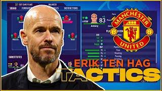 Erik Ten Hag Manchester United TACTICS (updated) | FIFA 22 & FIFA 23