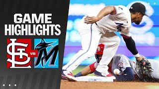 Cardinals vs. Marlins Game Highlights (6/18/24) | MLB Highlights