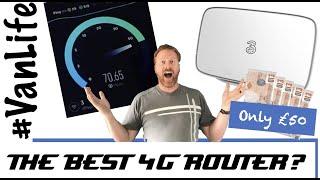£50 for the best 4G Router we've used!  - Three 4G+ Hub Cat 18 Router. - Sercomm LTE2122GR