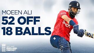  Moeen Ali Hits Fastest T20I Half-Century | England v South Africa