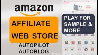Autopilot Amazon Affiliate store | Turnkey amazon affiliate website For passive income.