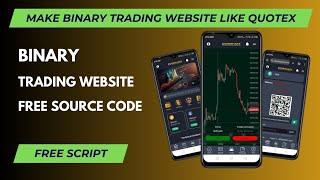 Binary Trading Investment Website Free Script || Make Trading Website Like Quotex ,IQoption