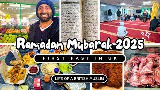 Ramadan Mubarak 2025! First Day Of Fasting In The UK! Life Of A British Muslim In Ramadan Vlog