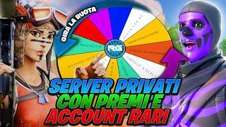 REGALO SKIN e PASS GRATIS SERVER PRIVATI!  ACCOUNT RARI PER I SUB E DONATORI! Live Fortnite ITA